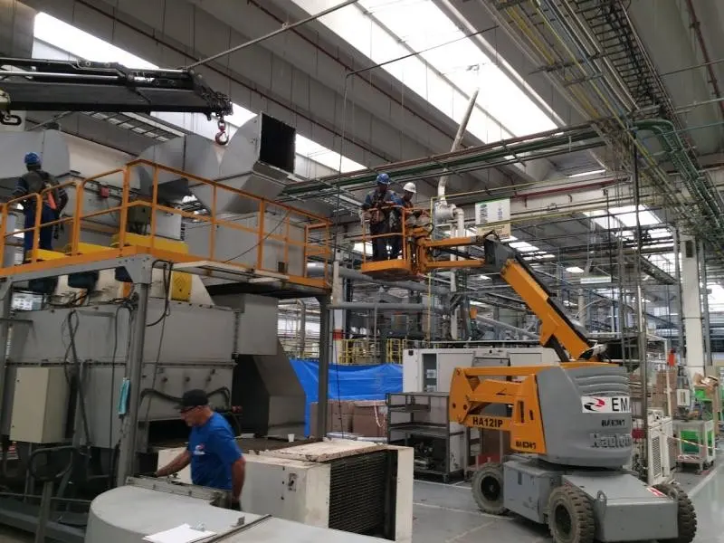 Empresa de desmontagem industrial